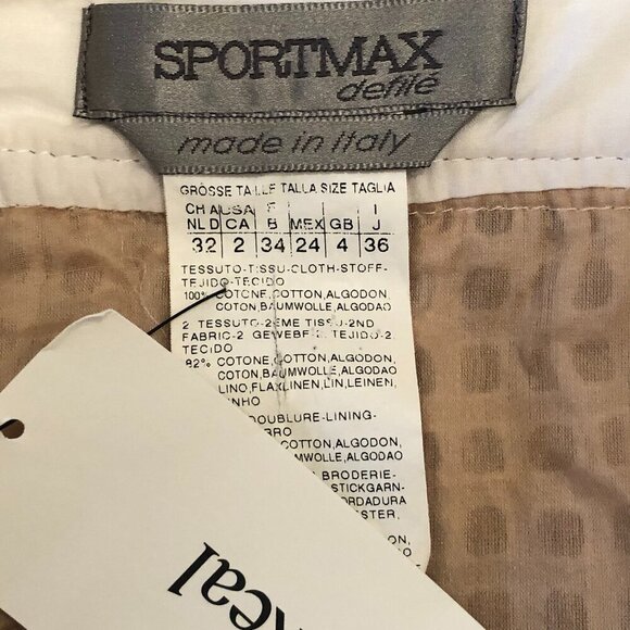 Spportmax Mesh Eyelet Drop Waist Dress Size 2 - Picture 2 of 10